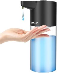 Automatic Soap Dispenser Touchless,Simple Physical Adjustment,Low Battery Consumption Hand Dish Soap Dispenser Kitchen Bathroom,Hands Free Auto