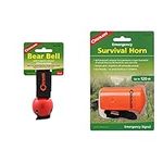 Coghlan's Bear Bell with Magnetic Silencer, Red & Emergency Survival Horn