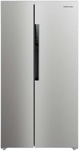 Hamilton Beach HBF1558 15.6 cu ft Counter Depth Full Size Refrigerator, Side Doors, Stainless