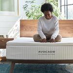 Avocado Eco Organic Latex Mattress Topper - Medium - 2 inch - Organic Cotton Zipper Cover (GOTS & GOLS Certified Organic), King Size