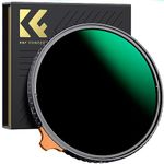 K&F Concept 58mm Variable ND Lens Filter ND3-ND1000 (1.5-10 Stops) Putter Adjustable HD Neutral Density Filter with 28 Multi-Layer Coatings for Camera Lens (Nano-X Series)