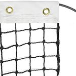 Aoneky 42' Twisted Tennis Court Net - Knotted Poly Outdoor Replacement Professional Tennis Net (#30 Twisted Tennis net)