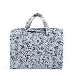 Vera Bradley Women's Hanging Travel Organizer Accessory, Perennials Gray-Recycled Cotton, One Size