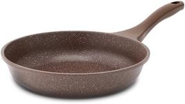 SENSARTE Nonstick Frying Pan Skillet, Omelette Pan, Healthy Stone Cookware Chef's Pan, PFOA Free, Toffee Brown (12.5 Inch)