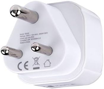 South Africa African Sudáfrica Adapter Plug Viaje Tipo M to a EU Europe European Tipo C E F Enchufe Socket Adaptor para Spain ES France FR Italy IT Germany Denmark Greece Adaptador Universal 3 Pin