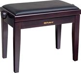 Roland Piano Bench In Rosewood with Cushioned Vinyl Seat - Rpb-200Rw