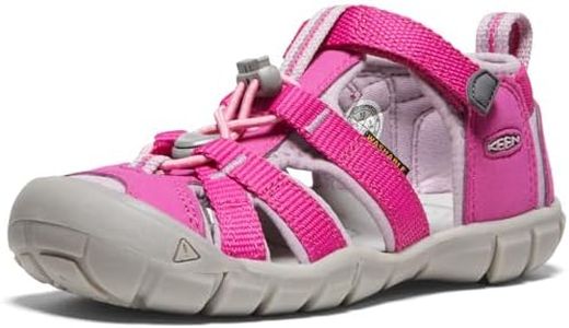 KEEN Seacamp 2 Cnx, Sandali Unisex - Bambini e ragazzi, Very Berry/Dawn Pink, 30 EU