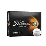 Titleist Pro V1 Golf Balls, White, 