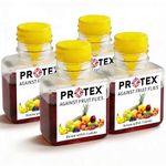 PR0TEX Fruit Fly Trap (4 Pack), Highly Effective Fly Trap, Ideal for Home & Kitchen, Bait Included Fruit Fly Catcher. Effective Non Toxic Solution to Remove Fruit Flies