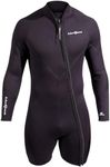 NeoSport Men's Premium Neoprene 3mm Waterman Wetsuit Jacket, X-Large