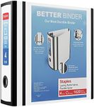 Staples 1618005 Better 4-Inch 3 Ring View Binder White