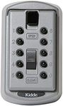 Kidde 001170 Push Button Combo 2-Key Lock Box, Titanium