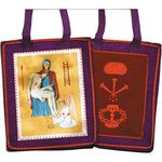 VILLAGE GIFT IMPORTERS Purple Scapular of Blessing and Protection