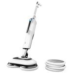 Avalla T-30 Powerful Automatic Scrub and Steam Mop | 140° Superheat Easy Cleaning | Heavy Duty Dual Rotating Brushes for Hard Floors, Kitchens & Bathrooms
