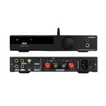 SMSL AO300 Home DAC Amp, CS43131 & MA5332MS, 165W*2 Power Amp, BT/USB/OPT/COAX/HDMI(ARC)/RCA to Speaker/Subwoofer DAC Amplifier with 4.4mm/6.35mm Headphone Output, MQA DAC Amplifier (Black)