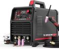 YESWELDER 200A AC/DC Aluminum Tig Welder with Pulse Large LED Display, Digital Inverter STICK/TIG 110/220V Dual Voltage TIG Welding Machine TIG-200P ACDC