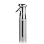 Beautify Beauties Salon Style Hair Spray Bottle (10oz) Patent – 360 Ultra Fine Water - Continuous Aerosol Free Trigger Mist Sprayer Bottle by (Silver)