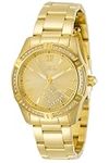 Invicta Women's 21384 Angel Crystal-Accented 18k Gold Ion-Plated Stainless Steel Watch