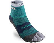 Injinji Liner + Runner MiniCrew Coolmax Everglade Toe Socks Size : 37-44