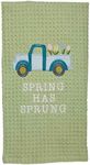 Mud Pie Easter Waffle Towel, Truck, 8" x 12.5"