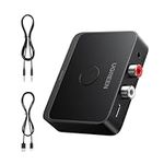 UGREEN Bluetooth 6.0 Receiver with LDAC Hi-Res Audio, Bluetooth Audio Adapter for Hi-Fi, 15H Playtime, Long Range, Dual Pairing, Wireless Adapter for Speakers/Home Stereo