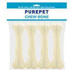 Purepet Dog Treat Chew Bones,12.7Cm 260g Pack of 4 Bones