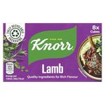 Knorr Lamb Stock Cubes gluten-free to add a rich lamb flavour to your dishes 8x 10 g