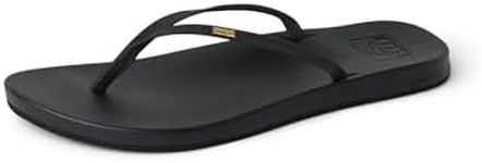 Reef Cushion Slim Women's Flip-Flops, Black, Size 8