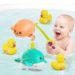 MOONTOY Fishing Bath Toys for Toddl