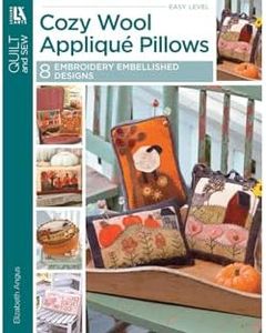LEISURE ARTS-Cozy Wool Applique Pillows
