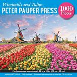 Windmills and Tulips 1000 Piece Jigsaw Puzzle