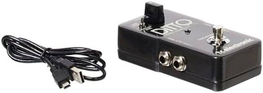 TC Electronic DITTO STEREO LOOPER Highly Intuitive Looper Pedal with Stereo I/O and Loop Import/Export