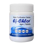 Ef-Chlor 4 gm Overhead & Underground Water Tank Purification Tablets Jar of 20 Tablets Best Solution for Purifying Water Tanks 1 Tablet for 264 Gallons Water - Pack of 1