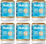 NuttZo Peanut Pro Smooth Nut Butter Spread | Peanut Butter + Cashews Almonds Brazil Nuts Hazelnuts Flax Seeds & Sunflower Seeds | Keto Paleo Kosher Vegan Gluten Free | 2g Sugar, 7g Protein | 12oz Jar