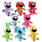 8Pcs Smiling Critters Plush Toys, 1