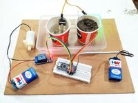 Automatic Irrigation Self Watering System IOT based Project School Science Project Physics Working Model For Science Students Electronic Engineering College Project