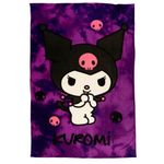 Franco Collectibles Kuromi Bedding Super Soft Cozy Blanket, 62 in x 90 in, (Officially Licensed Product)