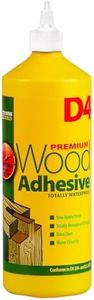 Everbuild D4 Premium Wood Adhesive – Excellent Bonding Strength – White – 1 Litre
