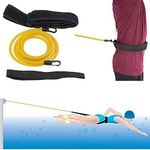 ZMYGOLON Swim Training Belts, Swim Harness Static Swimming Belt, Swim Bungee Cords Resistance Bands