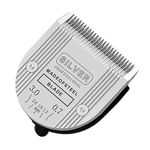 Professional 5 in 1 Replacement Blades Compatible with Wahl Bravura Clipper .Chromado，Creativa，Figura Dog Clippers for Dogs Grooming,Silver