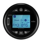 Marine Audio, Gauge, MECH Less, Bluetooth Receiver, AM/FM Weather-Proof Radio for Yacht, Power Sport, Spa