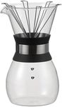 iwaki K8694-SV Heat-resistant Glass Coffee Pot, Bika, 20.3 fl oz (600 ml)