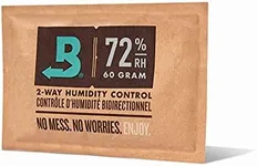 Boveda 72% Two-Way Humidity Control Packs for Storing Up to 25 Items – Single – for Wood Containers – Moisture Absorber – Humidifier Pack – Individually Wrapped Hydration Packet