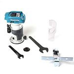 Makita DRT50ZX4 18V LXT 1/4" Brushless Router/Trimmer Body with Trimmer Guide