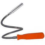 Flexible Magnetic Grabber Pickup Tool - 23-1/2" 8LB Bend-It Magnet Snake Pick-Up Sweeper Bendable Retriever Stick | Useful for Hard-to-Reach Home Sink Drains, Car Keys, USB's, Bolts, Nuts, Screws