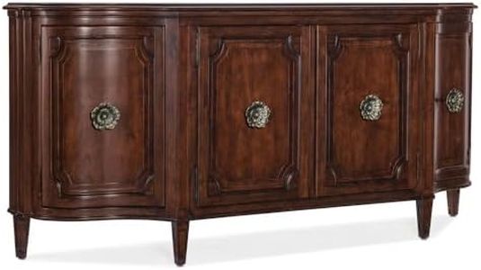 Hooker Furniture Charleston Four-Door Wood Buffet in Cherry Brown
