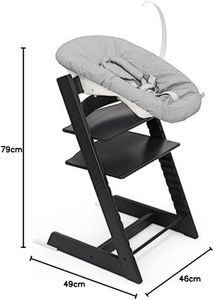 Stokke Tripp Trapp High Chair – Natural Wood Adjustable Seat