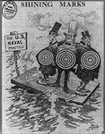 HistoricalFindings Photo: Political Cartoons,1916,WJ Bryan,US Naval Practice