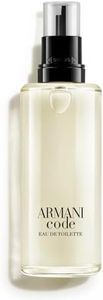 Armani Beauty - Code - Eau de Toilette Refill - Cologne for Men - Ambery Woody Fragrance - Citrus, Lavandin, Tonka Bean Notes - 5 Fl Oz