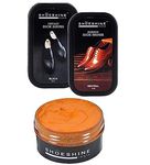 SHOESHINE Shoe Cream and Shiner For Leather/Formal shoes (Black & Neutral Shiner with TAN Shoe Cream Set of 3)